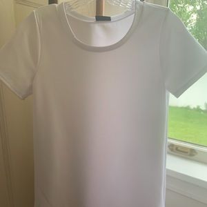 plain white t-shirt dress